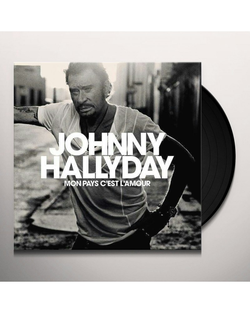 Johnny Hallyday Mon pays c'est l'amour Vinyl Record $10.35 Vinyl