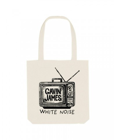 Gavin James White Noise' Natural Tote Bag $8.25 Bags