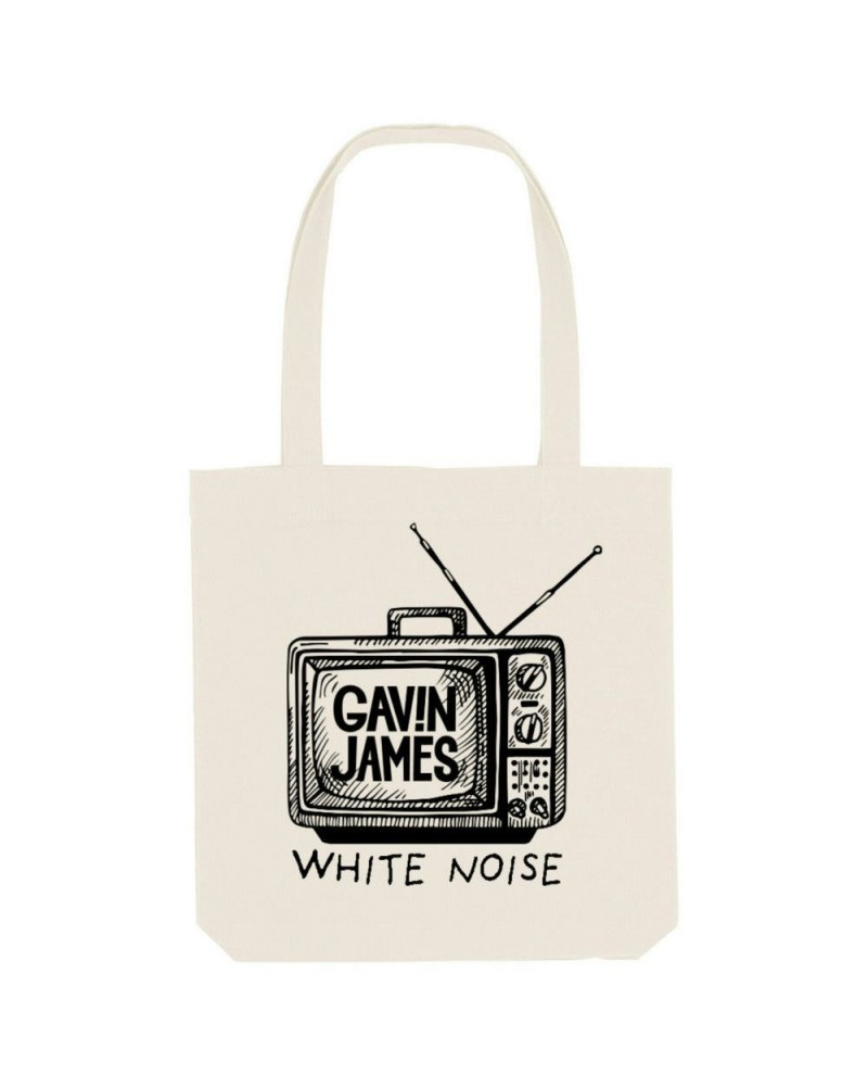 Gavin James White Noise' Natural Tote Bag $8.25 Bags