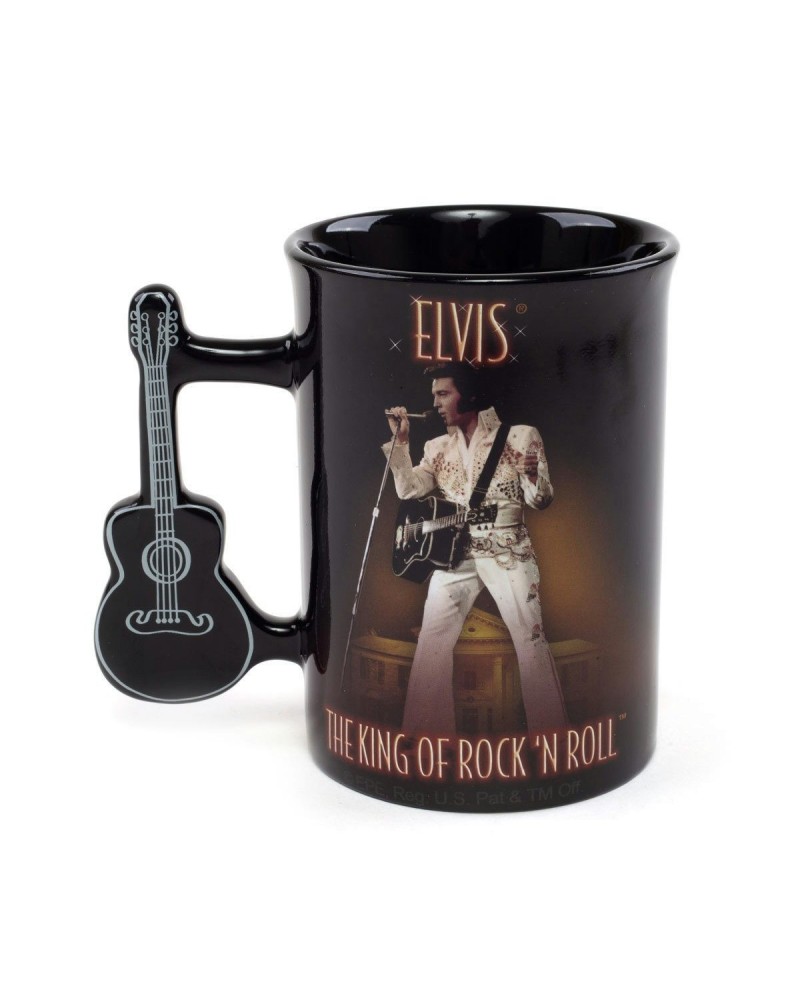 Elvis Presley Rock & Roll Guitar Handle Mug $4.90 Drinkware