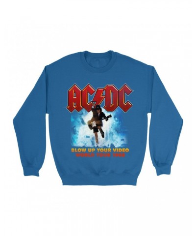 AC/DC Sweatshirt | Blow Up Your Video Album Art Sweatshirt $11.88 Sweatshirts