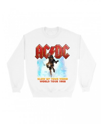 AC/DC Sweatshirt | Blow Up Your Video Album Art Sweatshirt $11.88 Sweatshirts