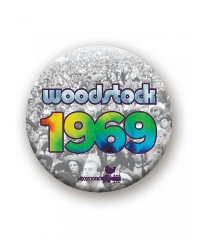 Woodstock Crowd 1.25" Rd Button $0.48 Accessories