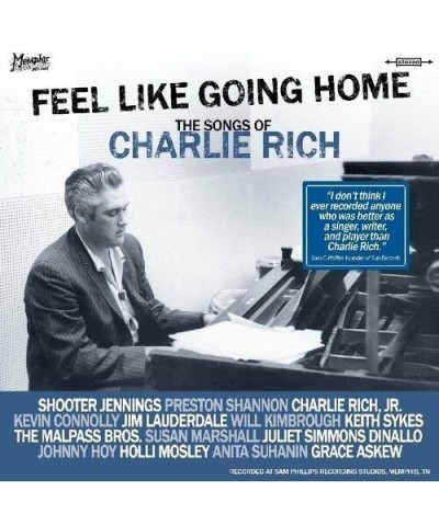 Charlie Rich Songs of Charlie Rich: Feels Like Going Home CD $6.45 CD