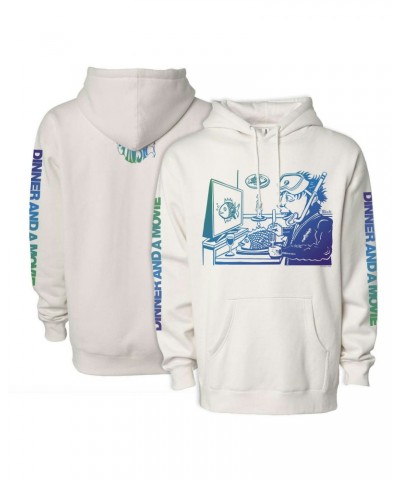 Phish Dinner And A Movie Pollock Heavyweight Hoodie on Bone $15.68 Sweatshirts