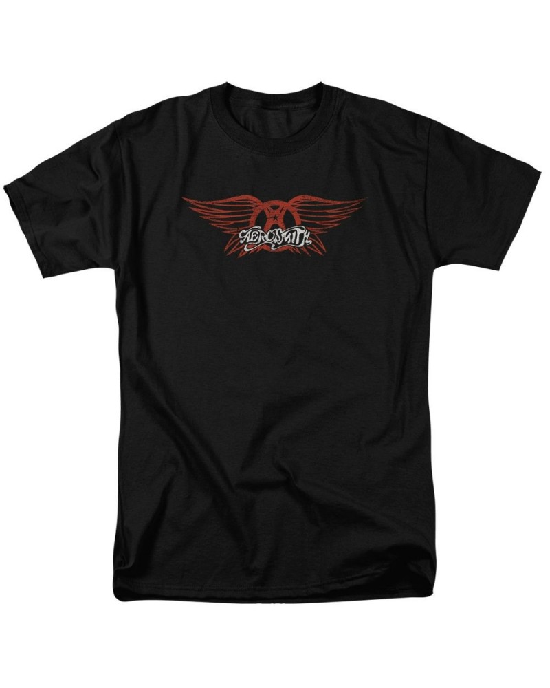 Aerosmith Shirt | WINGED LOGO T Shirt $8.40 Shirts