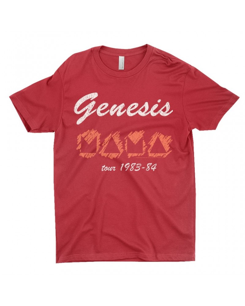 Genesis T-Shirt | Mama Tour 1983-84 Image Distressed Shirt $9.73 Shirts