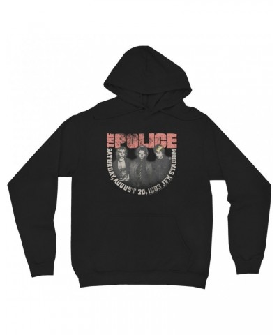 The Police Hoodie | JFK Statium 1983 Concert Distressed Hoodie $15.58 Sweatshirts