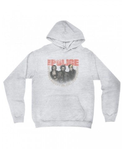 The Police Hoodie | JFK Statium 1983 Concert Distressed Hoodie $15.58 Sweatshirts