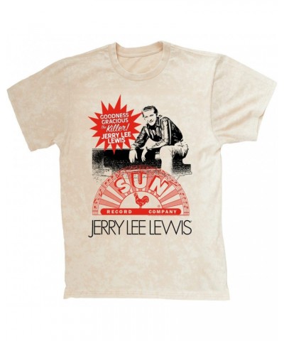 Jerry Lee Lewis Sun Records T-shirt | The Killer! Sun Records Mineral Wash Shirt $14.98 Shirts