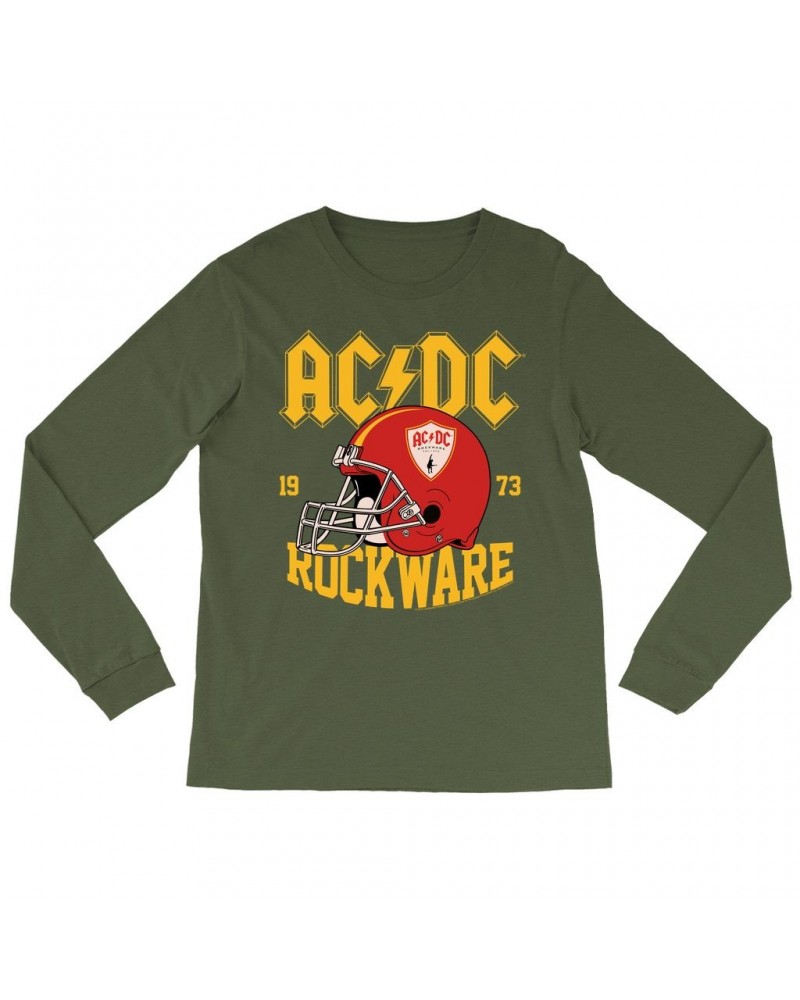 AC/DC Long Sleeve Shirt | Rockware 73 Football Shirt $14.38 Shirts