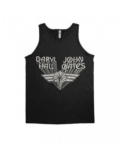 Daryl Hall & John Oates Unisex Tank Top | White Wings Logo Distressed Shirt $8.98 Shirts